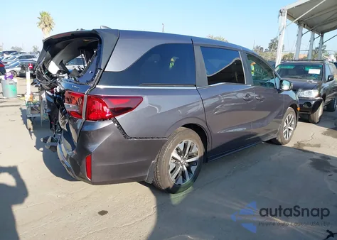 2025 Honda Odyssey Ex-L z USA, uszkodzony, nr VIN 5FNRL6H66SB076255